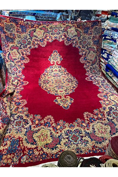 RD RAMAZAN DAĞ EL HALI SANATI El Dokuma İran Kirman Halısı İmzalı Birinci Sın...
