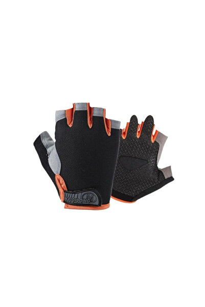 CRM Set of 2 Anti-Slip Gloves, CRM, for Sports Activities or Cycling, Fingerl...