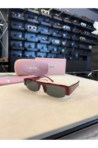 Bubbleatelier Burgundy Bone Frame Sunglasses