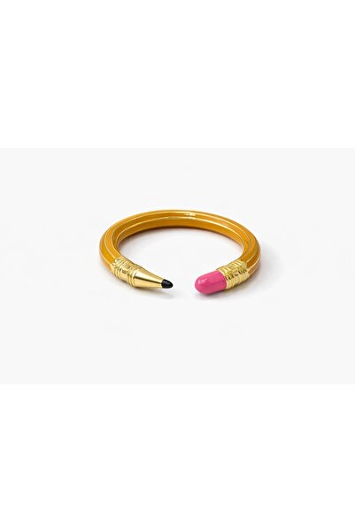 neslyaccessories Nesly Pencil Chic Colorful Pen-Shaped Adjustable Ring