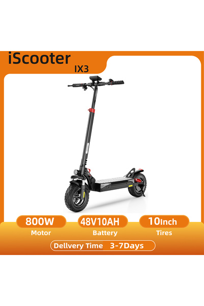 iscooter IX 3 Ηλεκτρικό Πατίνι Ενηλίκων, Κινητήρας 800W, 48V 10 Ah, E-Σκούτερ