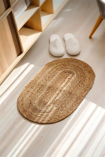 Bayev Natural Jute Rug 45Cmx75Cm |   Handwoven Bohemian Style Original Wicker...