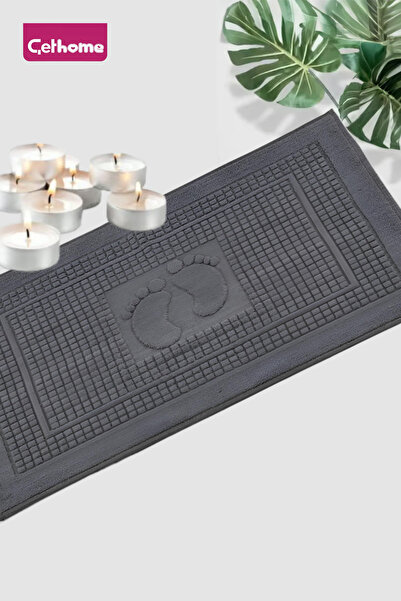 Çethome Gri Ayak Havlusu