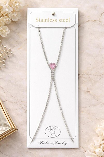 Vipfoni Waterway Zircon Stone Heart Detailed Shahmeran Bracelet