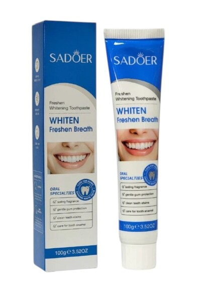 SADOER معجون أسنان لتبييض وتنعيم النفس (100 جرام).