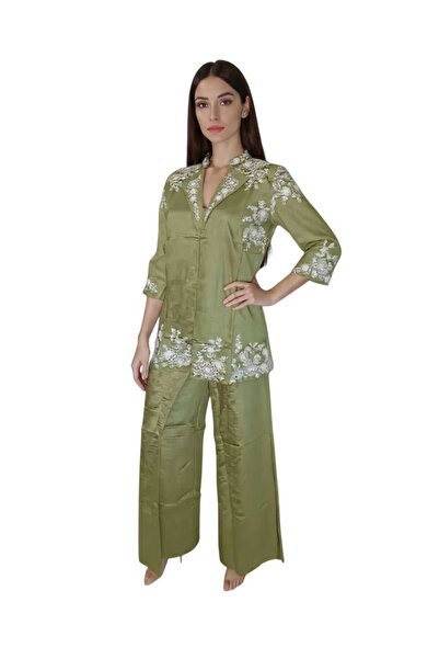 Generic Women’s Co-Ord Set with Embroidery Work – Premium Vertigan Cotton Two...