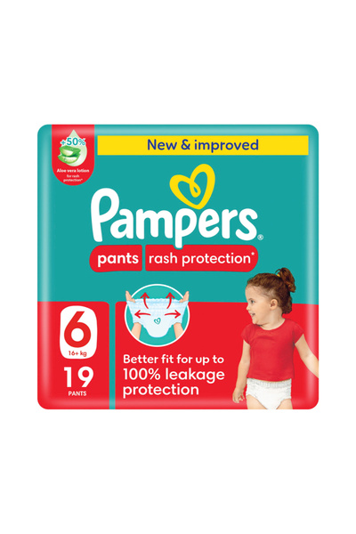Pampers 10536 سروال راش بروت 6 19S (16+كجم)