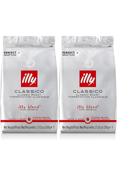 illy حبوب القهوة الكاملة - حبوب قهوة محمصة بشكل مثالي - كلاسيكو متوسط التحميص...