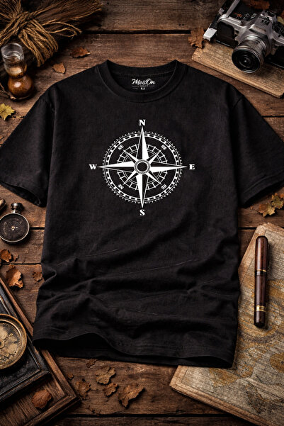 Me&On WEAR تي شيرت نورث ستار بوسبولا بريميوم للجنسين - تصميم بسيط وقوي