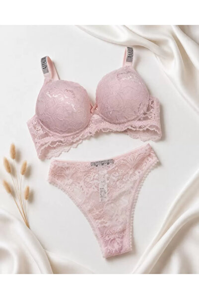 NİVENE Powder Rubber Stone-Filled Supported Sunday Set