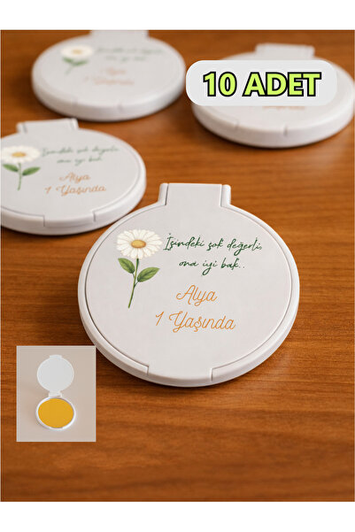 PoyrazReklamTasarım Doğum Günü Hediyelik Ayna, 1 Yaş Partisi, Hoşgeldin Bebek...