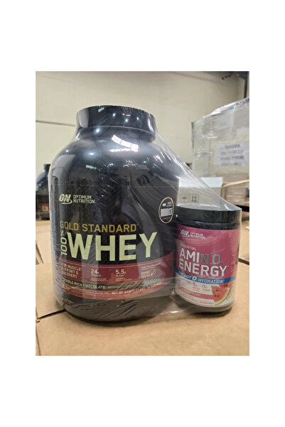 Optimum Nutrition أون دي بي إل ريتششوكو 5 رطل + أمينو ووترميلون 285 جرام أوفر...