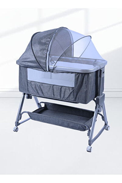 Genaric 3-in-1 foldable and portable baby crib, rocker with adjustable height...