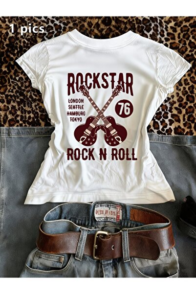 Toum Kemer Boy Rock Star Crop Blouse