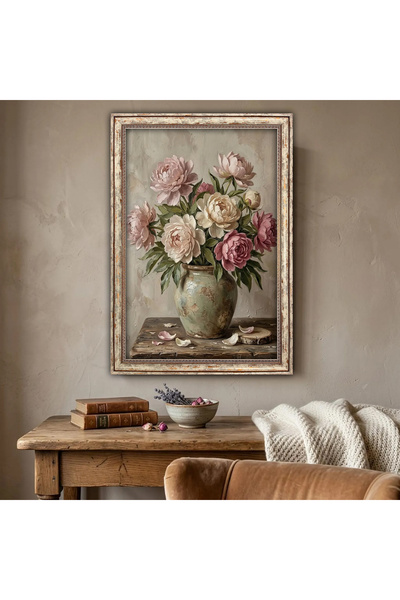 TekTablo لوحة فنية بإطار عتيق