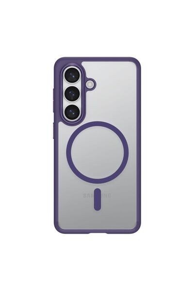 Spigen Ultra Hybrid Mag Case for Samsung Galaxy S26, MagSafe, Clear/Purple