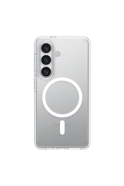 Spigen Husă Ultra Hibridă Mag pentru Samsung Galaxy S26, Transparentă/Albă