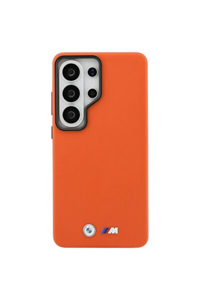 BMW M Metal Logo MagSafe Case for Samsung Galaxy S26 Ultra - Orange