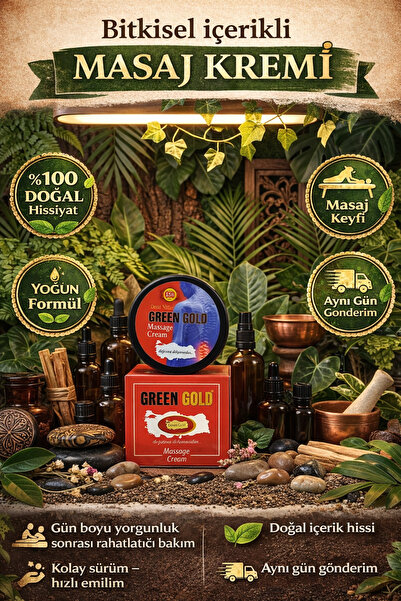 Diyet AVM GREEN GOLD MASAJ KREMİ 100 ML – YOĞUN FORMÜL & RAHATLATAN BAKIM