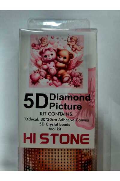 Hobiline Hı Stone 5d Elmas Boncuk Taş Işleme Mozaik Goblen Kit 30x30cm ROMATİ...