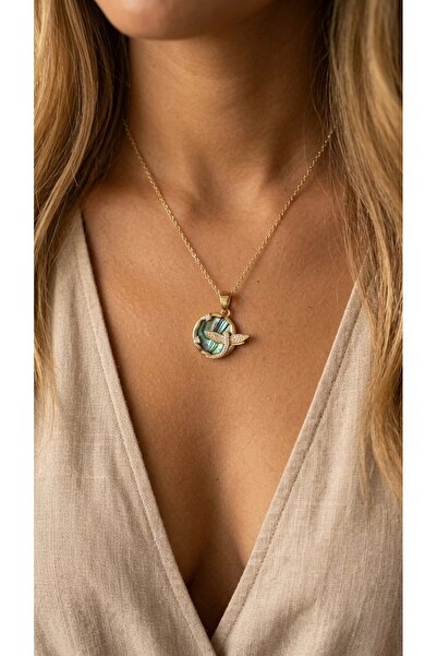 İNN JEWELLERY 316 L Steel Necklace, Anti-Tarnish, Anti-Allergic, with Galaxy ...