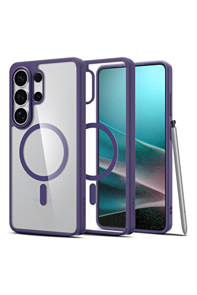 Spigen Husă Ultra Hibridă MagSafe pentru Galaxy S26 Ultra Mov