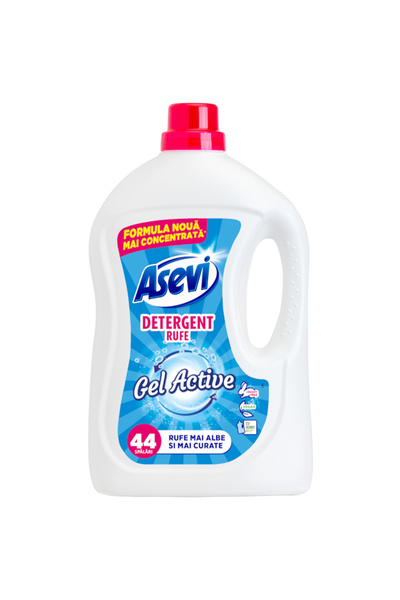 ASEVI Detergent concentrat pentru rufe Gel Active, 44 spălări, 2.4L