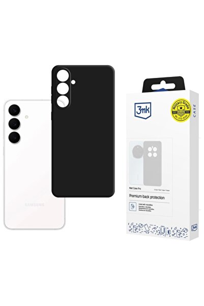 3MK Husă Matt Case Pro din TPU pentru Samsung Galaxy S25 FE, Negru