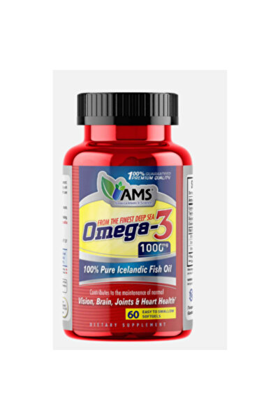 AMS أوميغا 1000 ملغ كبسولات هلامية 60 حبة
