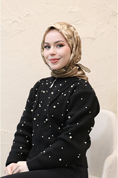 efdal şal eşarp Lily Pattern Indian Cotton Scarf