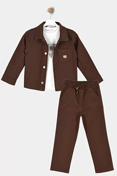 ALG Boys' Stylish Three-Piece Suit Combination - Jacket - Elastic Waist Pants...