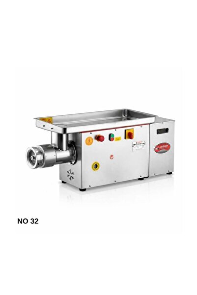 Çağdaş Makina Çağdaş No 32 Dıştan Soğutmalı Paslanmaz Kıyma Makinesi 220V