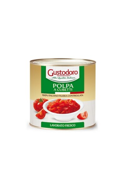 Gusto Cuburi de roșii în sos, Gustodoro, 2.5kg