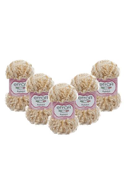 Etrofil Rabbit (70718) 5 ΤΕΜ. 100 γρ. 65 μ. 100% Πολυεστέρας Βελούδινο Χοντρό...