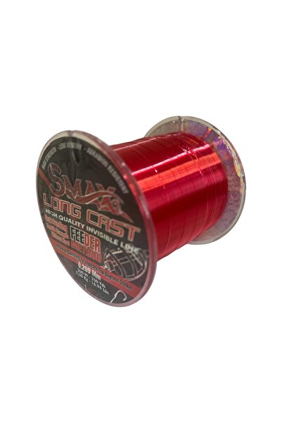 Smax Fir monofilament Method Feeder pentru lansări lungi, roșu, 0.22mm, 9.5kg...