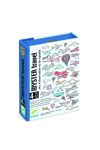 djeco Μυστήριο ταξιδιωτικό παιχνίδι καρτών