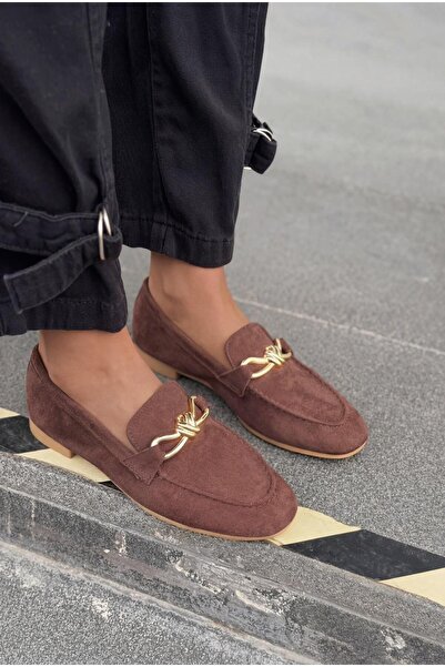 I Love Shoes Γυναικεία Loafer Παπούτσια Avelis σε Ανοιχτό Καφέ Σουέντ με Λεπτ...