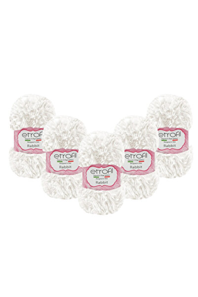 Etrofil Rabbit (70111) 5 ΤΕΜ. 100 γρ. 65 μ. 100% Πολυεστέρας Βελούδινο Χοντρό...