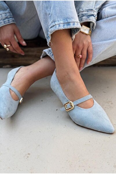 I Love Shoes Karden Stiletto Baby Blue Suede