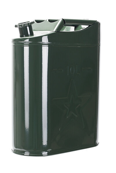 Lawazim Jerry Can - 10L - Portable Liquid Storage Container with Handle and S...