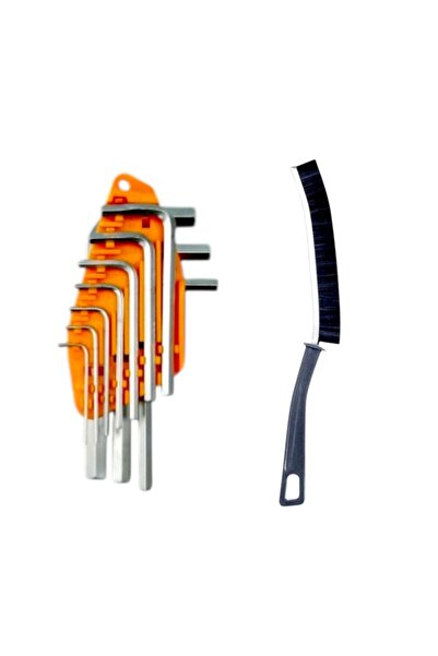 Universal Set of 10 hexagon keys -1.5/2/2.5/3/4/5/6/7/8/10 mm -, chrome vanad...