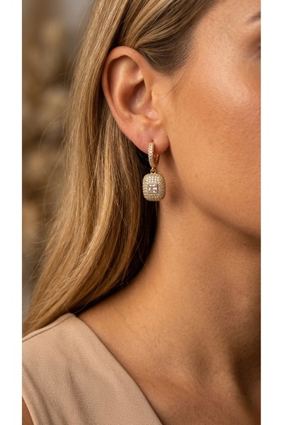 İNN JEWELLERY 316L Çelik Küpe Kararmaz Antialerjik Baget Figürlü (2 Yıl İthal...