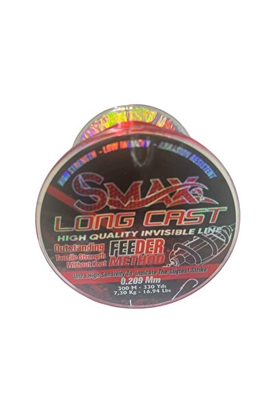 Smax Fir monofilament Method Feeder Long Cast Red, 0.20mm, 7.3kg, 300m, rosu,...