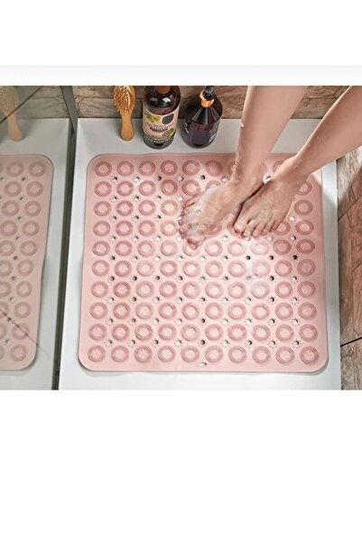 Home Kaydırmaz Masajlı Duşakabin ve Banyo Paspası Kare Vantuzlu Küvet Içi Mas...