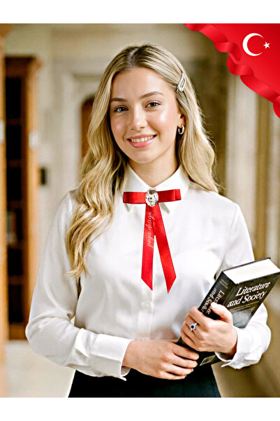 pegu baby collection KIRMIZI SATEN BROŞ İĞNELİ YAKA KURDELESİ,BAYRAM KUTLAMA ...