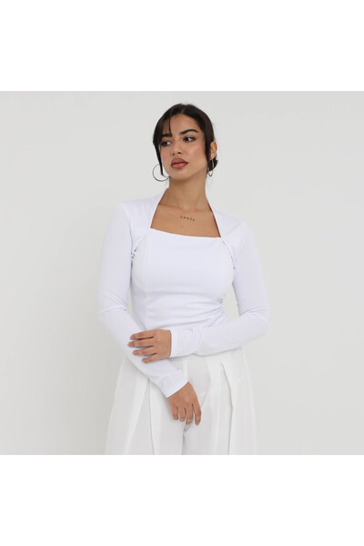 2TRENDY Classic White Top