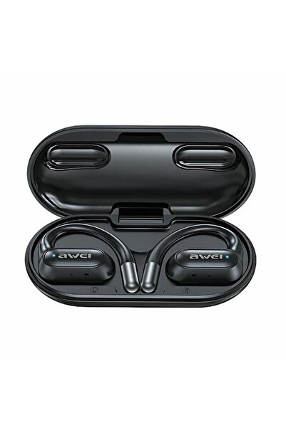 AWEI T93 Ασύρματα ακουστικά ανοιχτού τύπου, Bluetooth 5.3, 40 ώρες, Μαύρο