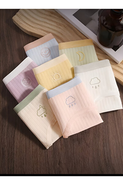 MAHLA 95% Cotton Panties Set, Stylish and Sweet Breathable Panties Set