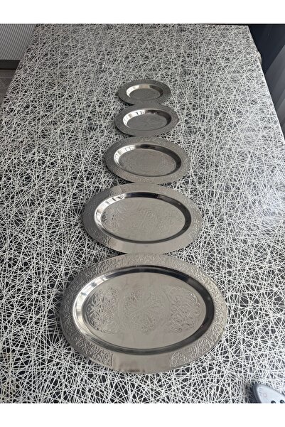 Sebe HOME 5 parça kayık tabak seti 17-20-25-30-35 cm sunumluk şeti