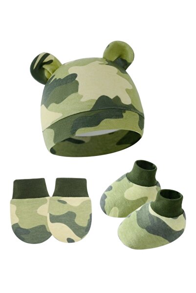 Bambimici – Cozy Bundle Baby Hat, Mittens & Socks Set - Multicolor - 0M to 6M